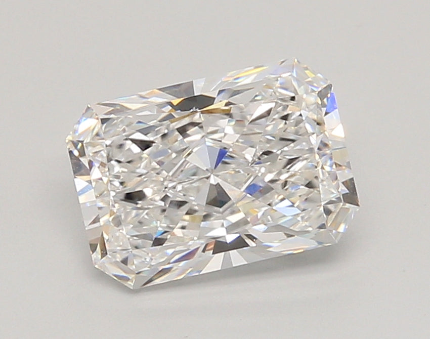 2.05 Carat Radiant Shaped, Ideal Cut, E Color, VVS1 Clarity, IGI Certified Lab Grown Diamond
