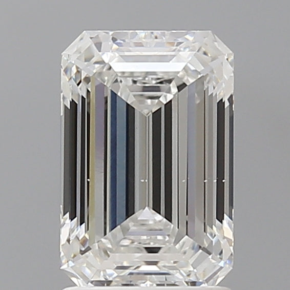 2.00 Carat Emerald Shaped, Ideal Cut, E Color, VS1 Clarity, IGI Certified Lab Grown Diamond