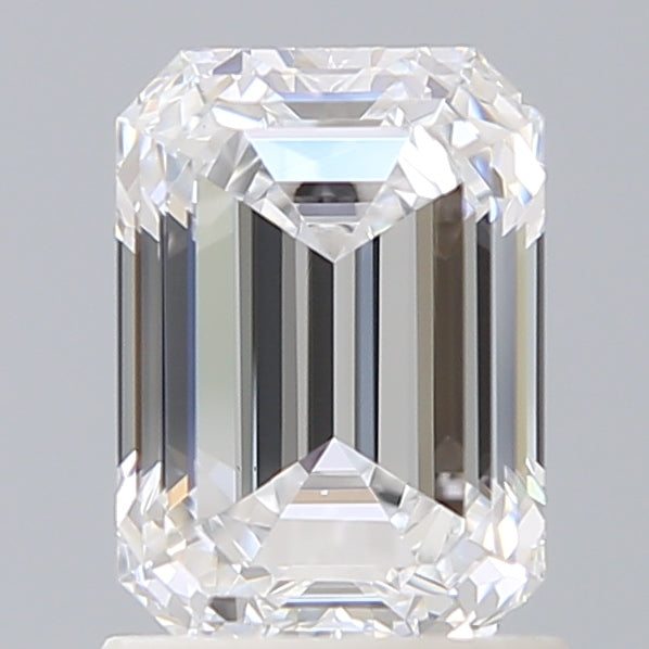 1.55 Carat Emerald Shaped, Ideal Cut, D Color, VS1 Clarity, IGI Certified Lab Grown Diamond