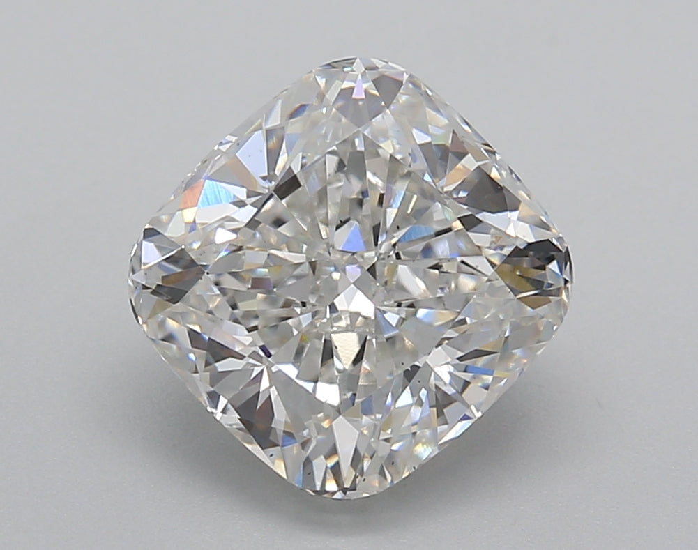 3.50 Carat Cushion Shaped, Excellent Cut, F Color, VS2 Clarity, IGI Certified Lab Grown Diamond