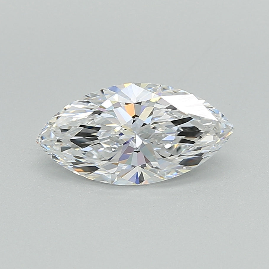 1.04 Carat Marquise Shaped, Ideal Cut, D Color, VVS2 Clarity, IGI Certified Lab Grown Diamond