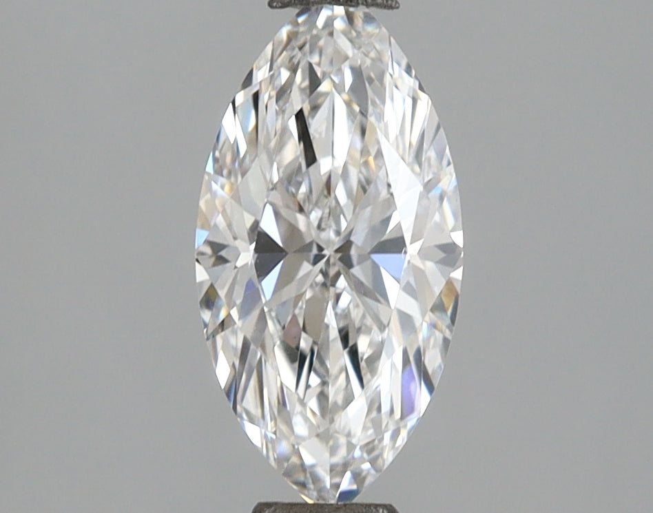 1.11 Carat Marquise Shaped, Ideal Cut, D Color, VVS2 Clarity, IGI Certified Lab Grown Diamond