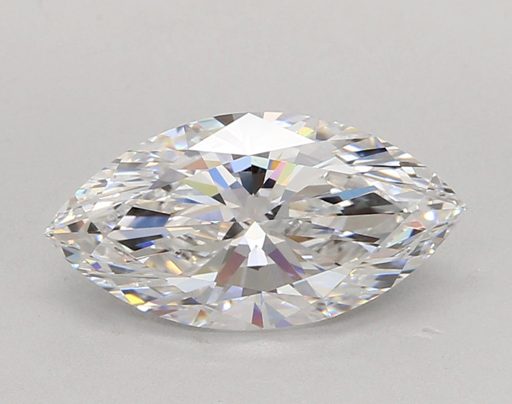 2.53 Carat Marquise Shaped, Ideal Cut, E Color, VVS2 Clarity, IGI Certified Lab Grown Diamond
