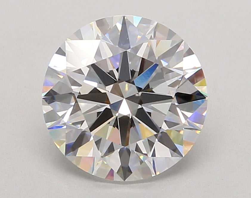 3.04 Carat Round Shaped, Ideal Cut, E Color, VVS2 Clarity, IGI Certified Lab Grown Diamond