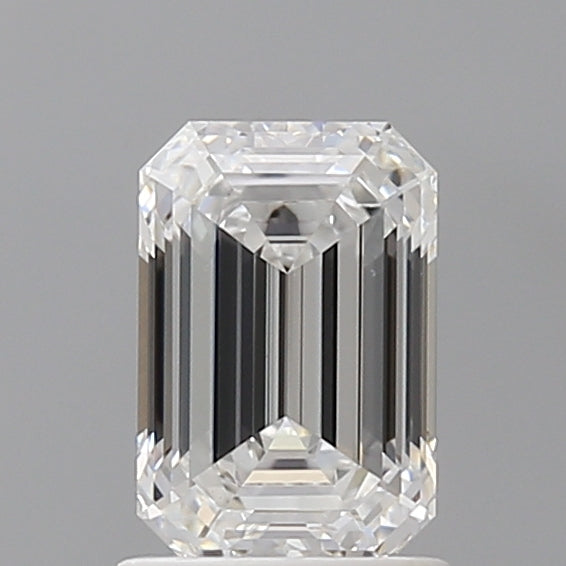 1.42 Carat Emerald Shaped, Ideal Cut, D Color, VS1 Clarity, IGI Certified Lab Grown Diamond