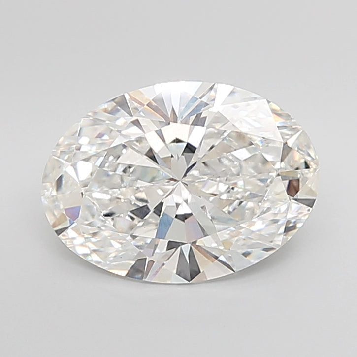 5.06 Carat Oval Shaped, Ideal Cut, F Color, VS1 Clarity, IGI Certified Lab Grown Diamond