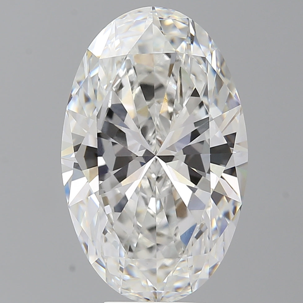 7.09 Carat Oval Shaped, Ideal Cut, E Color, VVS2 Clarity, IGI Certified Lab Grown Diamond