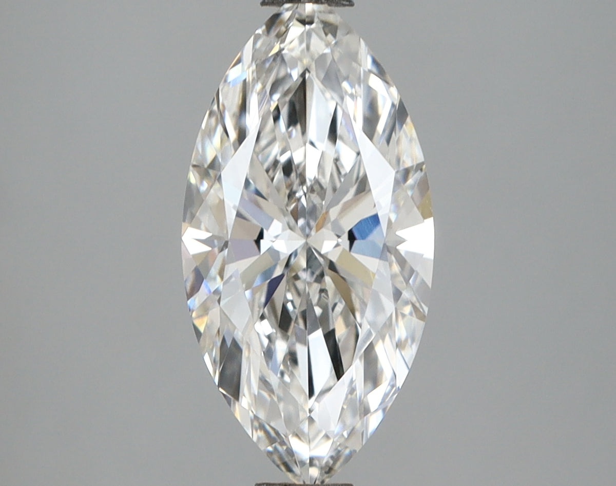 2.04 Carat Marquise Shaped, Ideal Cut, E Color, VVS2 Clarity, IGI Certified Lab Grown Diamond