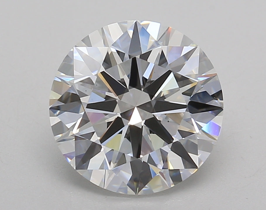 3.02 Carat Round Shaped, Ideal Cut, E Color, VS1 Clarity, IGI Certified Lab Grown Diamond