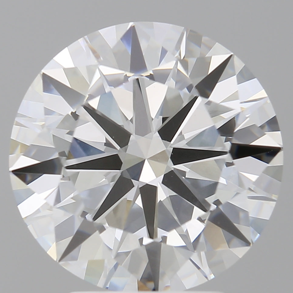 4.09 Carat Round Shaped, Ideal Cut, E Color, VVS2 Clarity, IGI Certified Lab Grown Diamond
