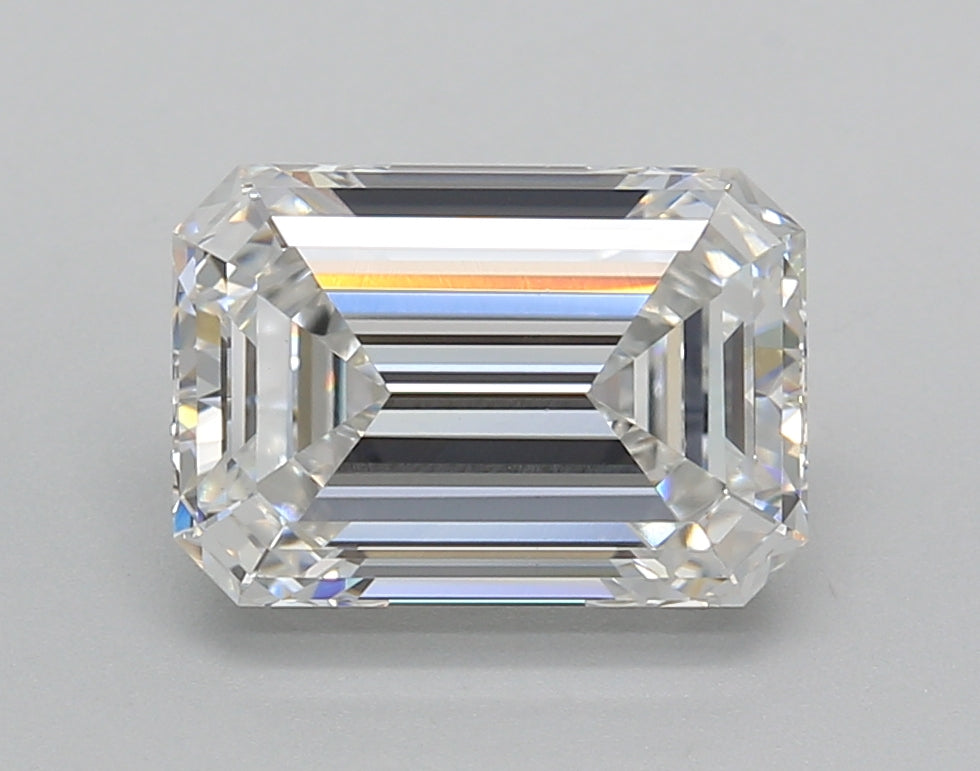 3.01 Carat Emerald Shaped, Excellent Cut, F Color, VS1 Clarity, IGI Certified Lab Grown Diamond