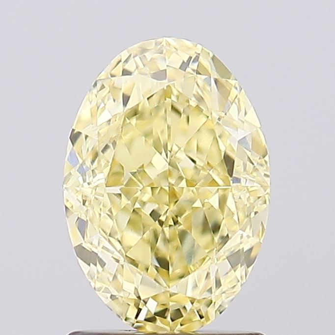 1.59 Carat Oval Shaped, Excellent Cut, VVS2 Clarity, IGI Certified Lab Grown Diamond
