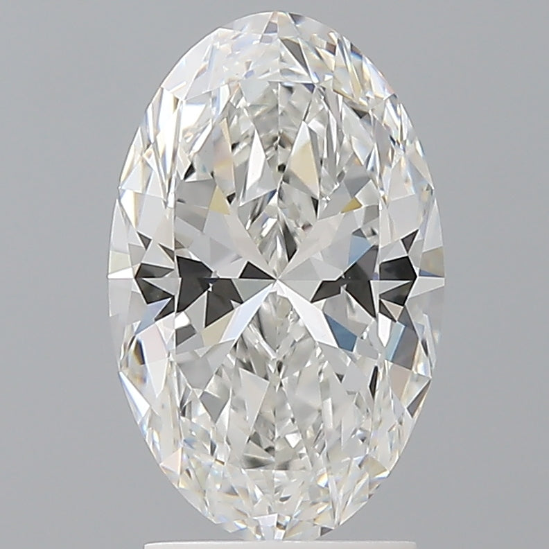 2.57 Carat Oval Shaped, Ideal Cut, E Color, VVS2 Clarity, IGI Certified Lab Grown Diamond