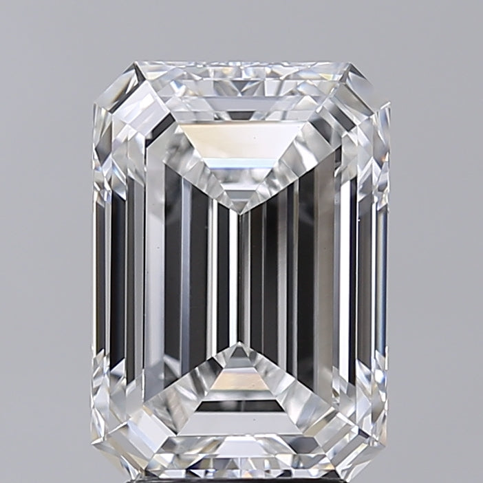 4.02 Carat Emerald Shaped, Very Good Cut, E Color, VVS2 Clarity, IGI Certified Lab Grown Diamond