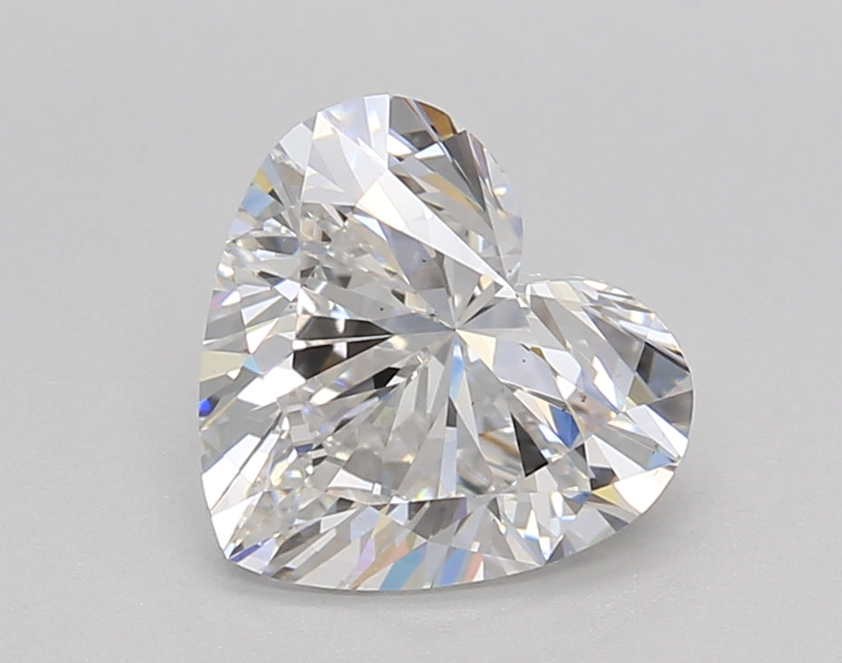 2.02 Carat Heart Shaped, Very Good Cut, D Color, VS1 Clarity, IGI Certified Lab Grown Diamond