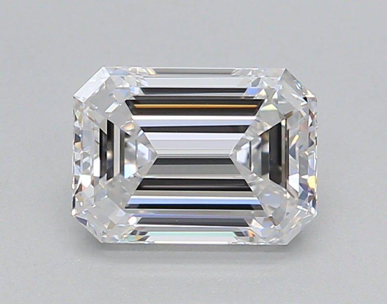 1.51 Carat Emerald Shaped, Ideal Cut, D Color, VS1 Clarity, IGI Certified Lab Grown Diamond