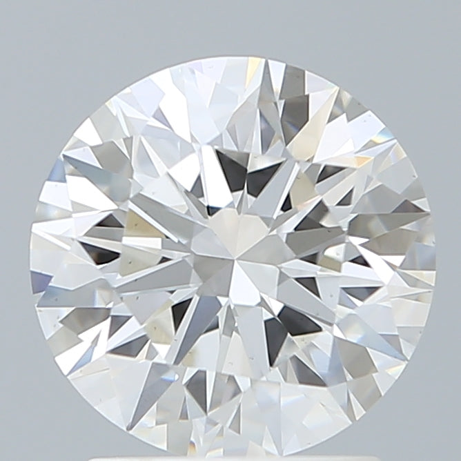 2.06 Carat Round Shaped, Ideal Cut, D Color, VVS2 Clarity, IGI Certified Lab Grown Diamond