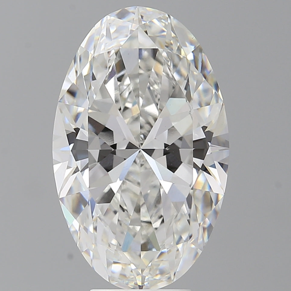 6.59 Carat Oval Shaped, Ideal Cut, F Color, VVS2 Clarity, IGI Certified Lab Grown Diamond