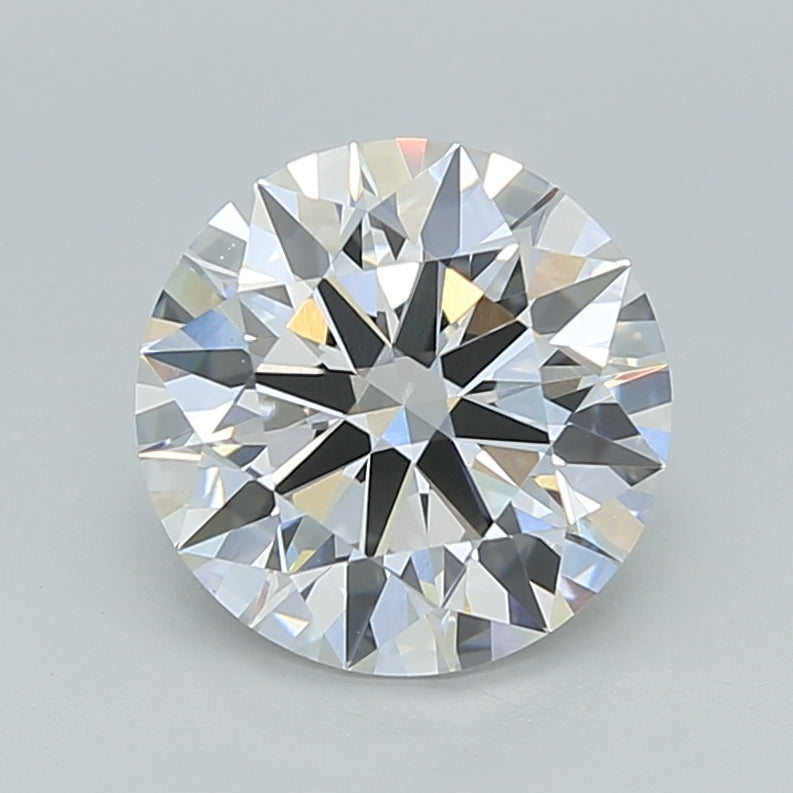 2.04 Carat Round Shaped, Ideal Cut, F Color, VVS2 Clarity, IGI Certified Lab Grown Diamond