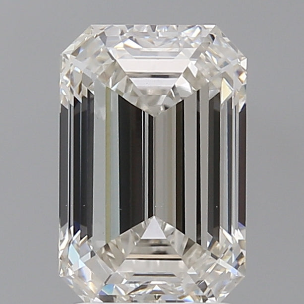 2.95 Carat Emerald Shaped, Ideal Cut, G Color, VVS2 Clarity, IGI Certified Lab Grown Diamond