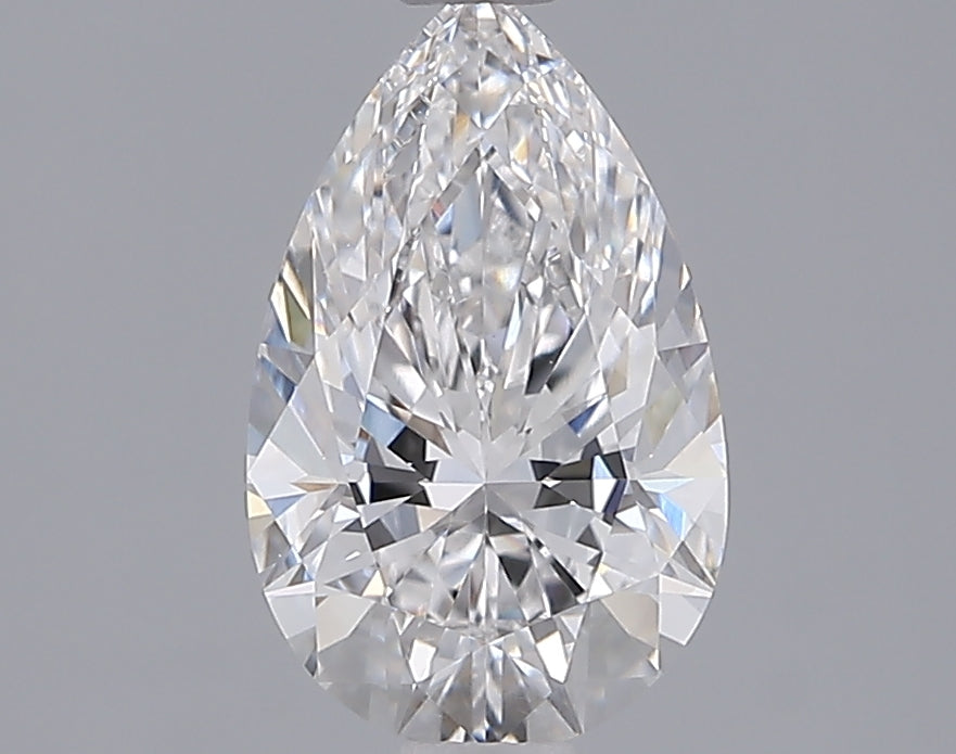 1.54 Carat Pear Shaped, Ideal Cut, E Color, VVS2 Clarity, IGI Certified Lab Grown Diamond