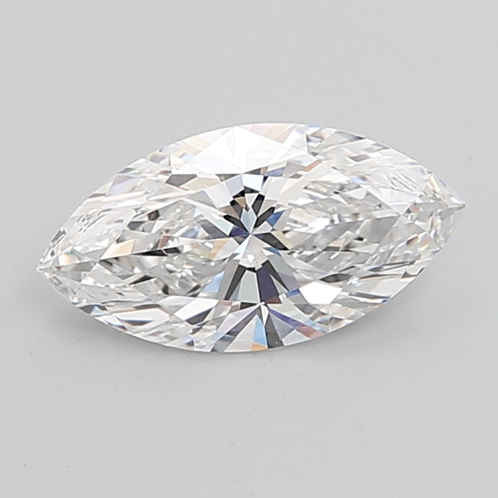 2.51 Carat Marquise Shaped, Ideal Cut, E Color, VVS2 Clarity, IGI Certified Lab Grown Diamond