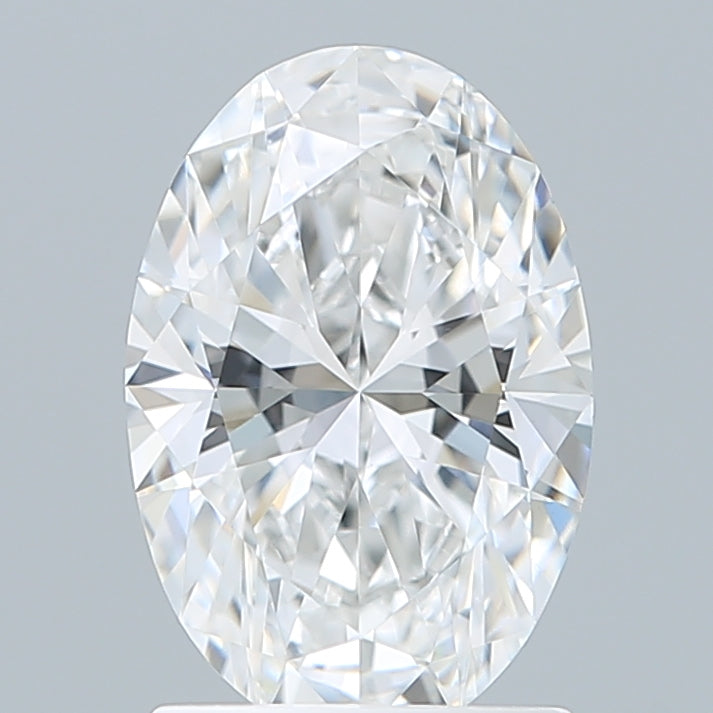 1.60 Carat Oval Shaped, Ideal Cut, E Color, VVS2 Clarity, IGI Certified Lab Grown Diamond