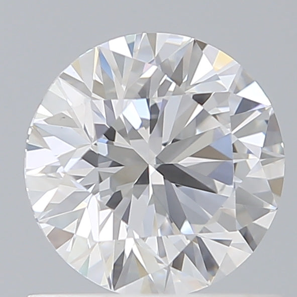 0.91 Carat Round Shaped, Ideal Cut, D Color, VVS2 Clarity, IGI Certified Lab Grown Diamond