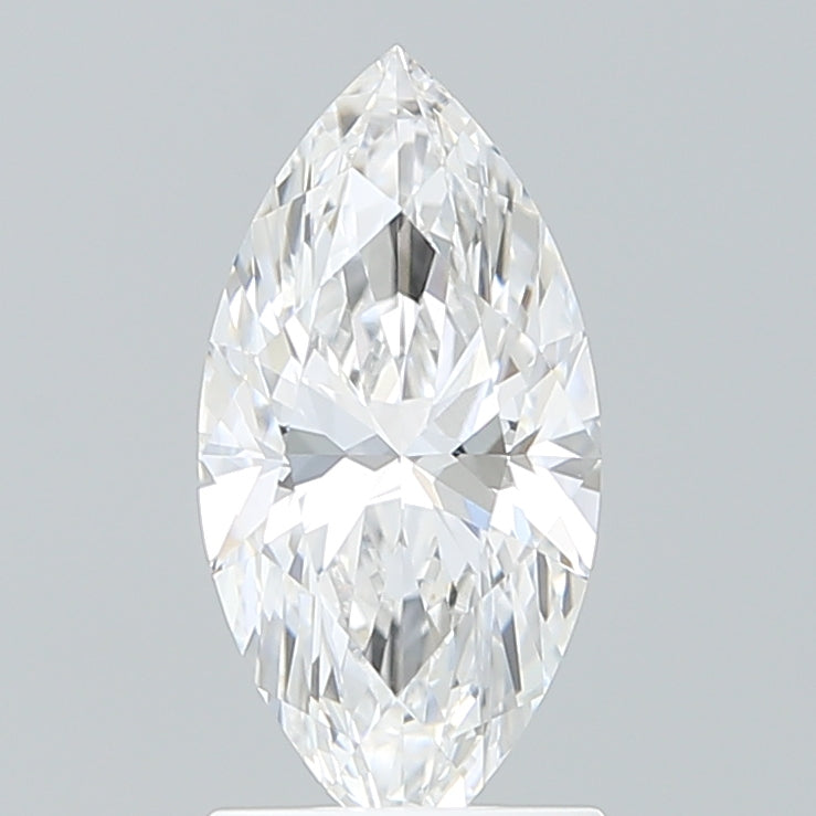 1.51 Carat Marquise Shaped, Ideal Cut, D Color, VVS2 Clarity, IGI Certified Lab Grown Diamond