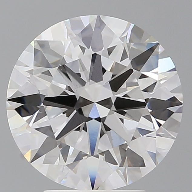 4.04 Carat Round Shaped, Ideal Cut, E Color, VVS2 Clarity, IGI Certified Lab Grown Diamond