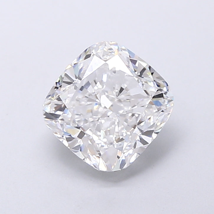 2.03 Carat Cushion Shaped, Very Good Cut, D Color, VVS1 Clarity, IGI Certified Lab Grown Diamond