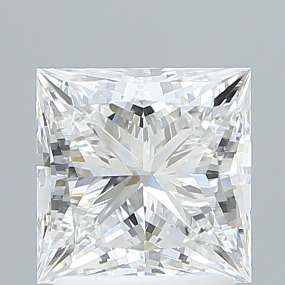 2.06 Carat Princess Shaped, Ideal Cut, D Color, VVS2 Clarity, IGI Certified Lab Grown Diamond