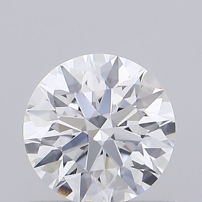 0.55 Carat Round Shaped, Ideal Cut, D Color, IF Clarity, IGI Certified Lab Grown Diamond