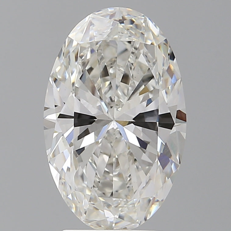 3.51 Carat Oval Shaped, Ideal Cut, F Color, VVS2 Clarity, IGI Certified Lab Grown Diamond