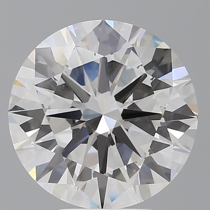 6.01 Carat Round Shaped, Excellent Cut, E Color, VVS2 Clarity, IGI Certified Lab Grown Diamond