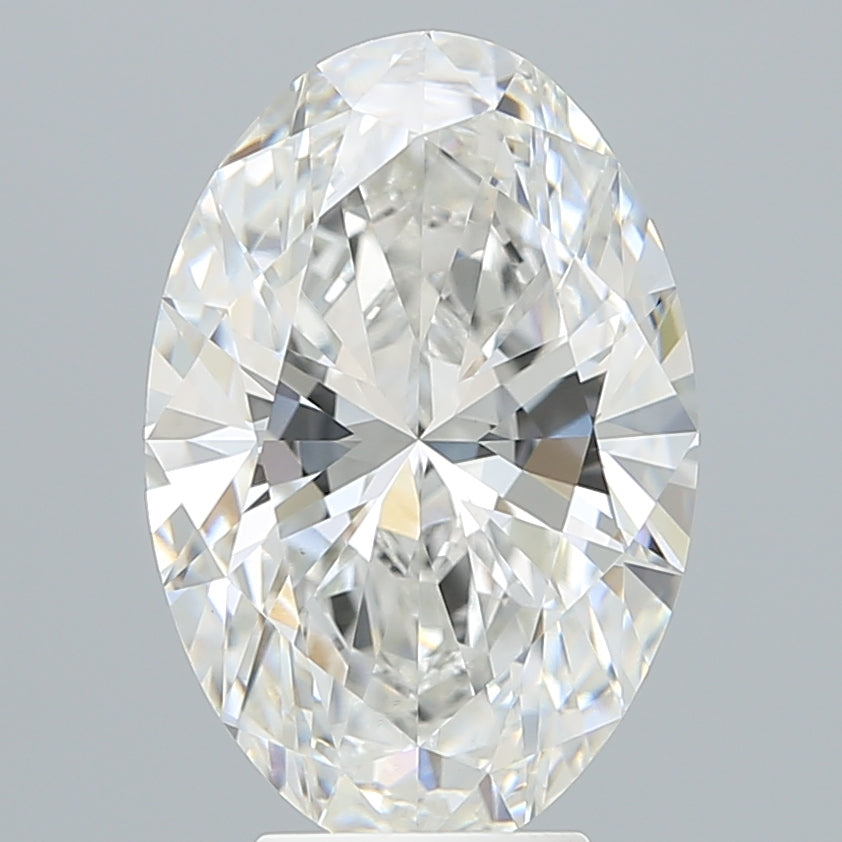5.29 Carat Oval Shaped, Ideal Cut, F Color, VS1 Clarity, IGI Certified Lab Grown Diamond