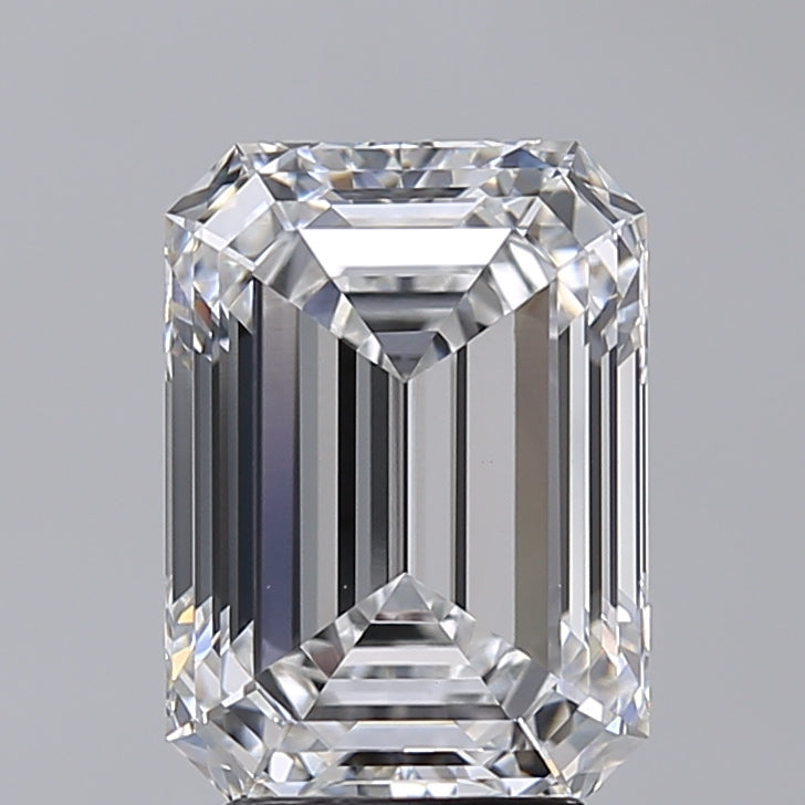 4.02 Carat Emerald Shaped, Excellent Cut, E Color, VVS2 Clarity, IGI Certified Lab Grown Diamond