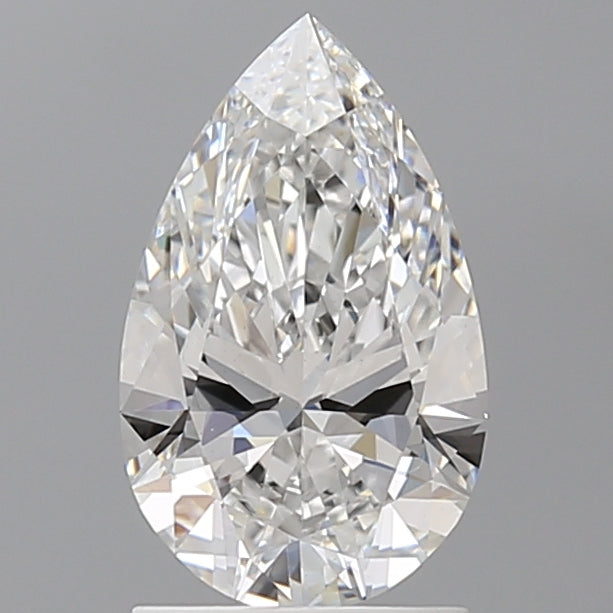 1.60 Carat Pear Shaped, Ideal Cut, E Color, VVS2 Clarity, IGI Certified Lab Grown Diamond