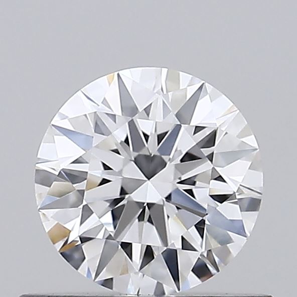 0.55 Carat Round Shaped, Ideal Cut, D Color, VVS2 Clarity, IGI Certified Lab Grown Diamond