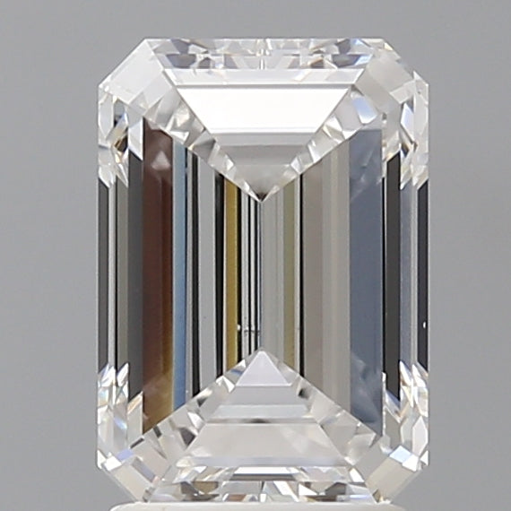 2.51 Carat Emerald Shaped, Very Good Cut, F Color, VS1 Clarity, IGI Certified Lab Grown Diamond