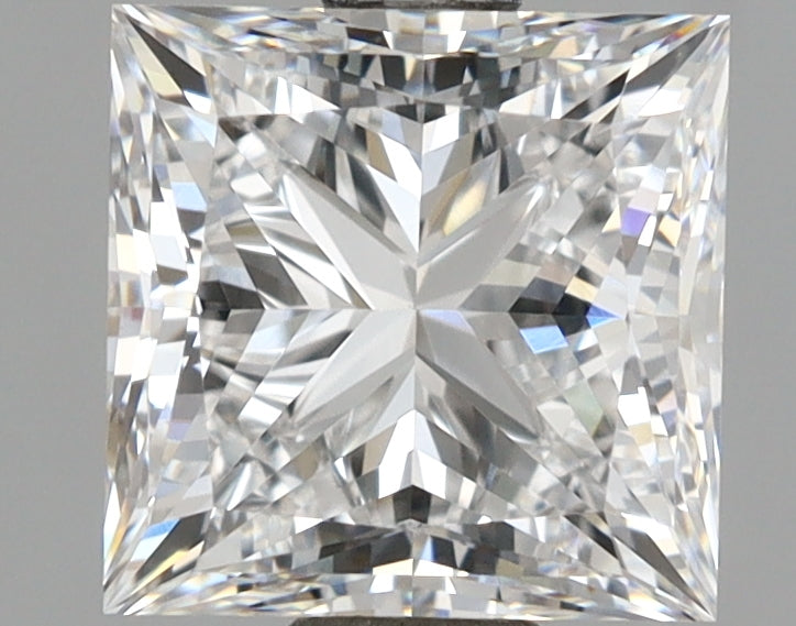 2.02 Carat Princess Shaped, Excellent Cut, E Color, VVS2 Clarity, IGI Certified Lab Grown Diamond