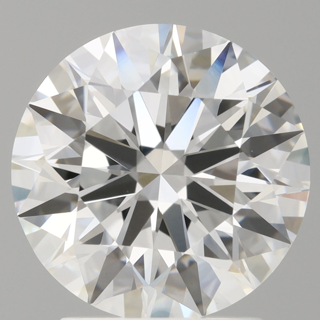 2.54 Carat Round Shaped, Ideal Cut, E Color, VVS2 Clarity, IGI Certified Lab Grown Diamond