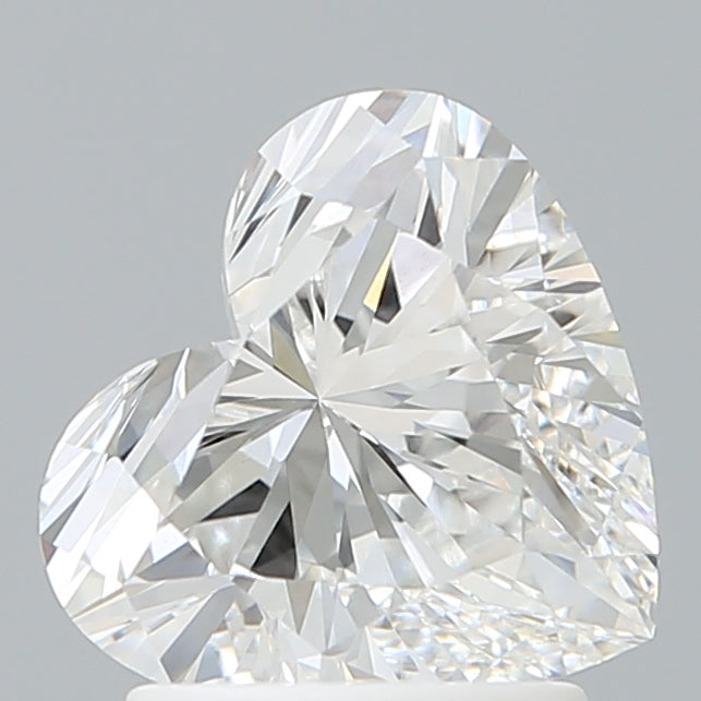 1.82 Carat Heart Shaped, Ideal Cut, E Color, VVS2 Clarity, IGI Certified Lab Grown Diamond