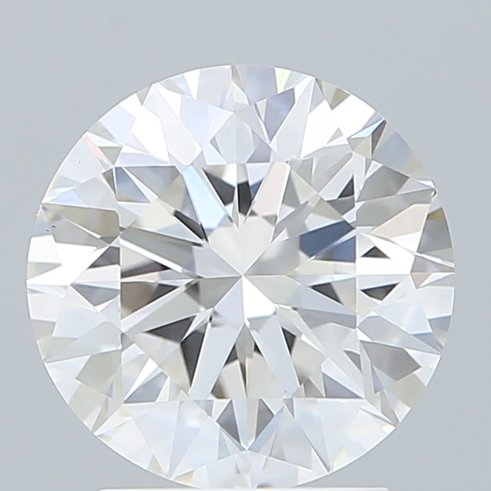 2.54 Carat Round Shaped, Ideal Cut, F Color, VVS2 Clarity, IGI Certified Lab Grown Diamond