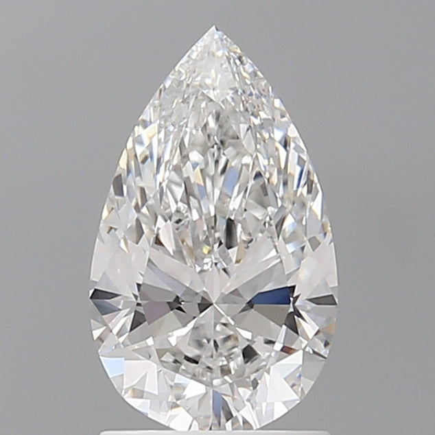 1.57 Carat Pear Shaped, Ideal Cut, E Color, VVS2 Clarity, IGI Certified Lab Grown Diamond