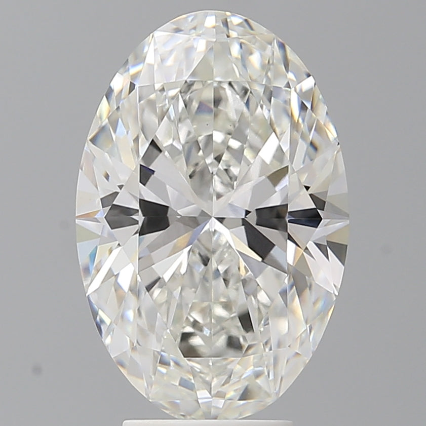 5.05 Carat Oval Shaped, Excellent Cut, F Color, VVS2 Clarity, IGI Certified Lab Grown Diamond