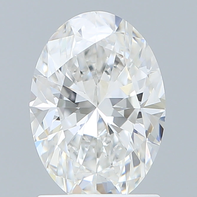 1.57 Carat Oval Shaped, Excellent Cut, E Color, VS1 Clarity, IGI Certified Lab Grown Diamond