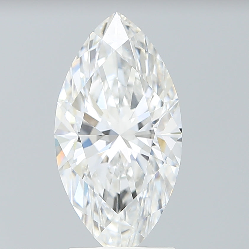 2.51 Carat Marquise Shaped, Excellent Cut, E Color, VVS2 Clarity, IGI Certified Lab Grown Diamond