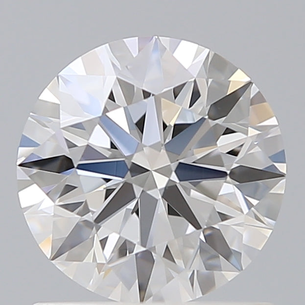 1.12 Carat Round Shaped, Ideal Cut, D Color, VVS2 Clarity, IGI Certified Lab Grown Diamond