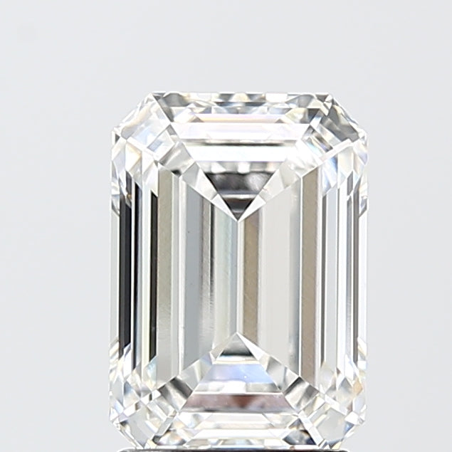 2.52 Carat Emerald Shaped, Ideal Cut, E Color, VS1 Clarity, IGI Certified Lab Grown Diamond